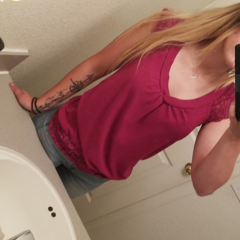 Cute velvet short sleeve